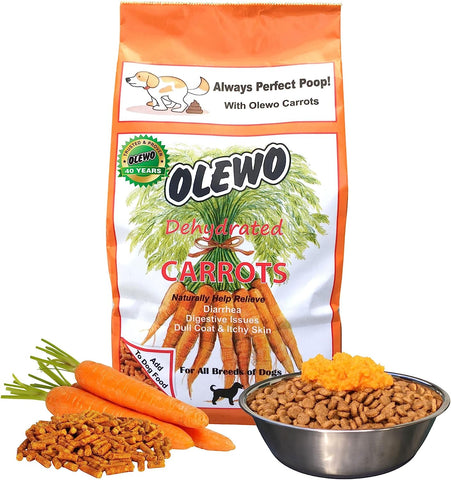 Send the Camp Cocker dogs a gift from their Wish List:  Olewo dehydrated carrots