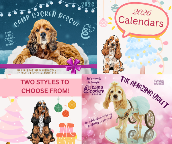 2026 calendars - Camp Cocker Rescue