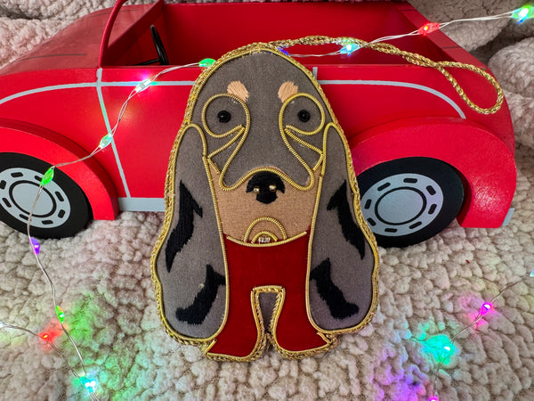 Handmade ornaments to support Camp Cocker Rescue!