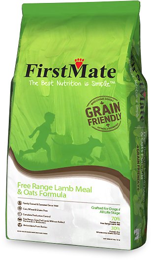 Donate food to our dogs: First Mate Grain-Friendly Dry Dog Food